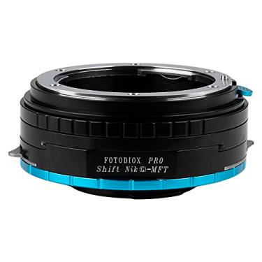Imagem de Adaptador de deslocamento de montagem de lente Fotodiox Pro com seletor de abertura para lente Nikon G e DX para montagem de câmera sem espelho MFT (Micro 4/3 quatro terços) com deslocamento e rotação