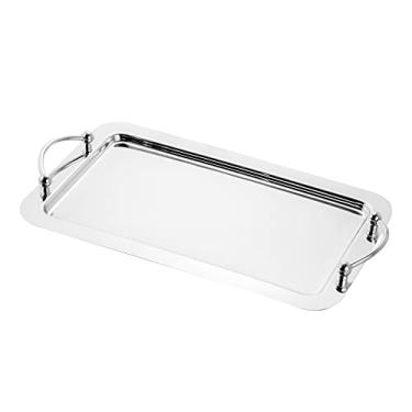 Imagem de BANDEJA DE AÇO INOX C/ALÇA BALLS 37X23cm