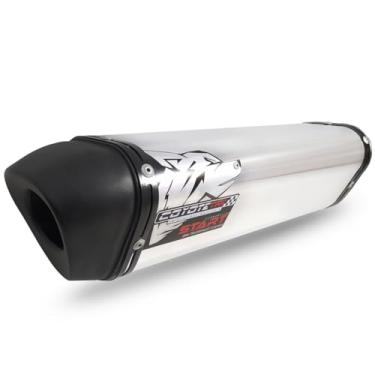 Imagem de Escapamento Coyote Modelo START Mini-Tri Alumínio - Bros 160 NX-R/XRE 190 - Polido/Preto