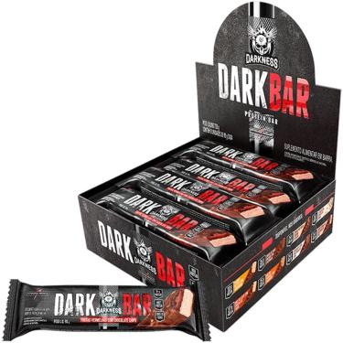 Imagem de Whey Bar Darkness - 8 Unidades 90g Frutas Vermelhas com Chocolate Chips - IntegralMédica