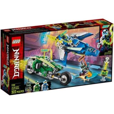 Imagem de Lego Ninjago Os Veículos De Corrida - Do Jay E Do Lloyd 322 Peças 7170