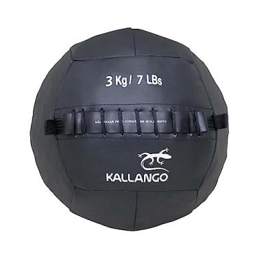 Imagem de KALLANGO Wall Ball De 3Kg/7 Libras, Preto