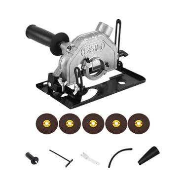 Imagem de Gralara Suporte de corte para esmerilhadeira, suporte universal de base reforçada, capa de proteção versátil, estilo a, Tamanho real