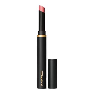 Imagem de Batom Slim Stick MAC Powder Kiss Velvet Blur - 887 Rosa apimentado (rosa quente macio)