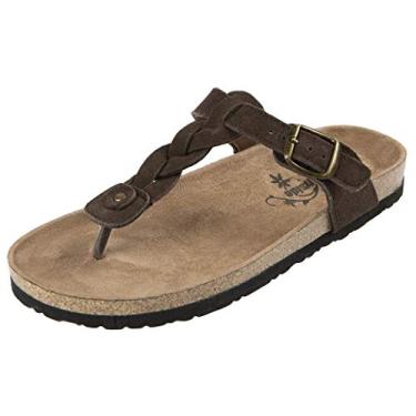 Imagem de Northside Sandália feminina Dina Open Toe Cork Slide, preta, 42, Preto, 41