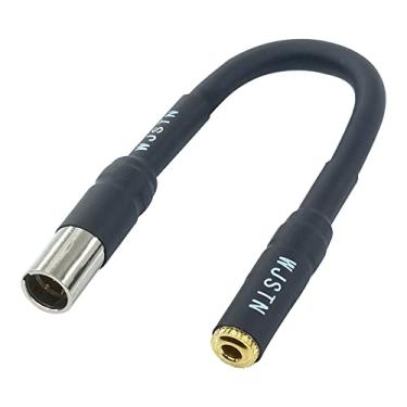 Imagem de WJSTN 3 pinos Mini XLR macho para 3,5 mm fêmea TRS cabo adaptador balanceado estéreo