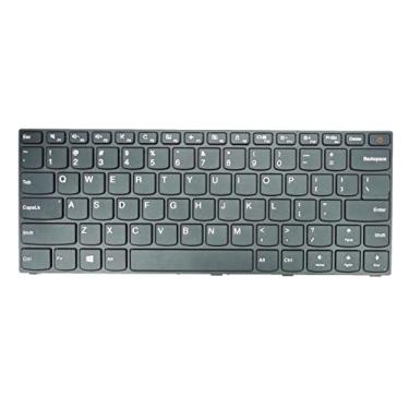Imagem de Teclado de substituição para Lenovo 110-14ISK, teclado de laptop layout dos EUA sem retroiluminação