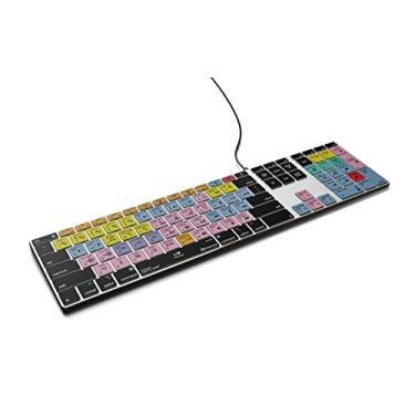 Imagem de Pro Tools – Teclado retroiluminado de alumínio Pro – macOS – EUA – Teclado de atalho Avid Pro Tools com teclas codificadas por cores, sem desbotamento, com fio USB, compatível com Logic Pro e MacBook