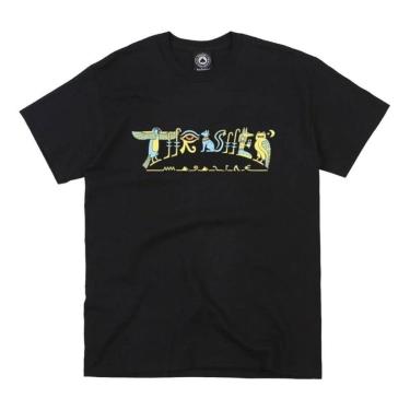 Imagem de Camiseta Masculina Thrasher Hieroglyphics - PRETO / M-Masculino