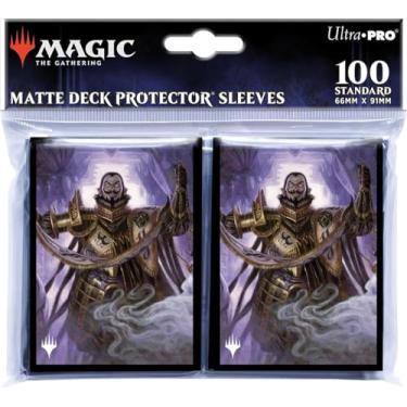 Imagem de Ultra Pro - The Lost Caverns of Ixalan 100 ct Deck Protector Sleeves Clavileño, First of The Blessed for Magic: The Gathering, Proteja as cartas MTG de arranhões e arranhões, protetor de cartão de tamanho padrão