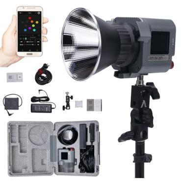 Imagem de Aputure Amaran COB 60x S 60x-s 60xs 65W Bi-Color LED Video Light 2700k-6500k Bowens Mount Studio LED com App Control, Build in 9 Lighting FX para Filmmaking Live Streaming Videography (60x Upgrade)