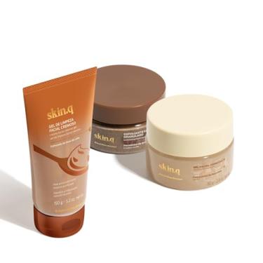 Imagem de Combo Skin.q Doçura: Gel de Limpeza Facial 150g +Gel Hidratante Facial 80g + Esfoliante Facial 50g