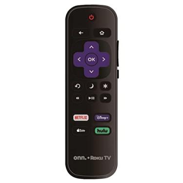 Imagem de Controle remoto de substituição OEM compatível com todos os ONN. Roku TV Smart 4K Ultra HDTV 【Funciona apenas com Onn. Roku TV, não para Roku Stick e Roku Box】 (Netflix/Disney Plus/Apple TV+/Hulu)