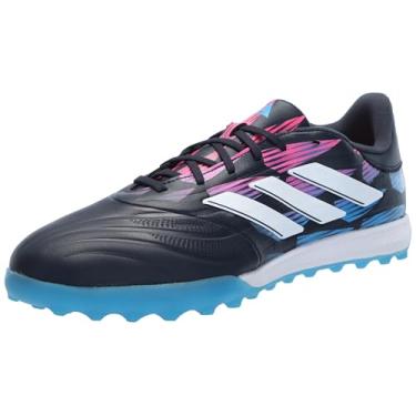 Imagem de adidas Tênis unissex adulto Copa Pure Ii League Turf, Tinta/branco/rosa solar, 13 Women/12 Men