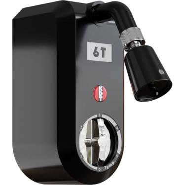 Imagem de Ducha Elétrica KDT 6T 8800W 220V 6 tempraturas Silenciosa Chuveiro Preta