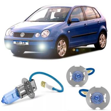 Imagem de Lampada Super Branca Farol Milha Vw Polo 2002 Até 2006 - Tech One