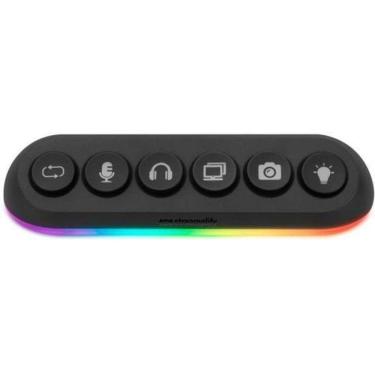Imagem de Hub USB 5 Portas 3.0 Streamplify Deck 5 Preto RGB [F002]