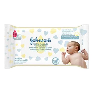 Imagem de Lenço umedecido johnson's recém-nascido com 48 unidades - JOHNSON & JO