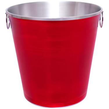 Imagem de Balde Para Gelo Bebidas Garrafas De Cerveja Champagne Longneck Capacid