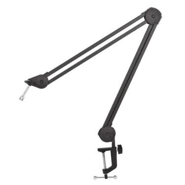 Imagem de Pedestal Articulado Haste Flexível Microfone Sm7B Preto - Aj Som Acess