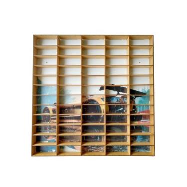 Imagem de Estante Nicho Para Coleção Infantil Expositor Porta Carrinho - CasaBeb