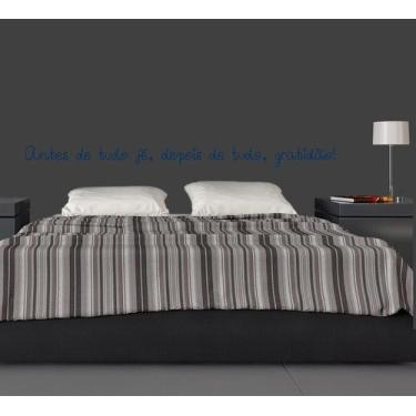Imagem de Adesivos de Frases Personalizadas 60cm - Imprimax, Azul Noturno