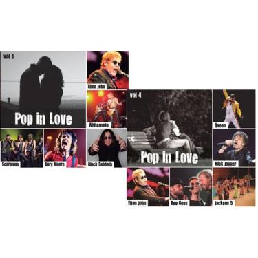 Imagem de CD Pop In Love Coletânea Romântica  Volume 1 +  Volume 4 - TOP DISC