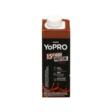 Imagem de Bebida Láctea YoPRO Chocolate Sem Lactose - Zero Açúcar 250ml, Chocola