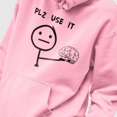 Imagem de Blusa Moletom Genuine Grit Masculina Estampada Algodão 30.1 Plz Use It