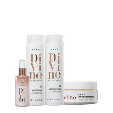 Imagem de Kit Braé Divine Anti Frizz Home Care  (4 produtos)