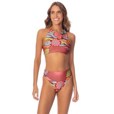 Imagem de Maaji Cintura alta padrão feminina, Marrom, M