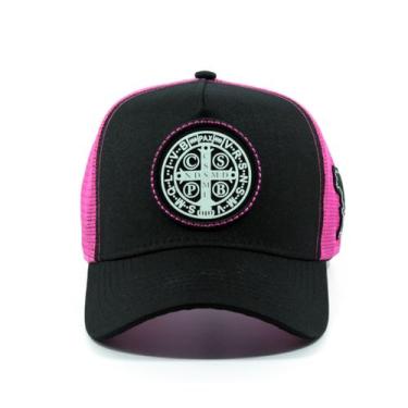 Imagem de Boné Linha Country Trucker Telinha Aba Curva São Bento Envio Imediato 