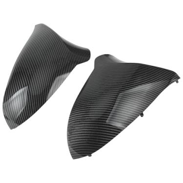 Imagem de GoaMotors Par de tampa do espelho lateral retrovisor externo compatível com BMW M3 F80 2015-2018 M4 F82 F83 2015-2018 M2(LCI) F87 2019-2020, estilo retrovisor de fibra de carbono #51168059547