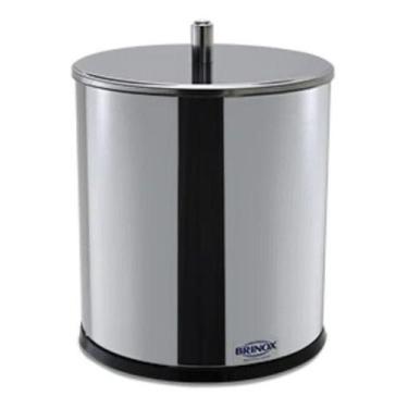 Imagem de Lixeira De Banheiro - Inox - 3, 2 Litros - Brinox, Prateado