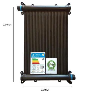 Imagem de Coletor solar injetado cpts 200 cm - 0,60 m2 a1 - TS SOLAR