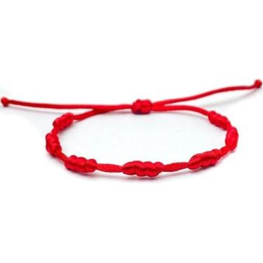 Imagem de 12 Pulseira Vermelha Contra Inveja Dia dos Namorados Kit c/12 Pulseira