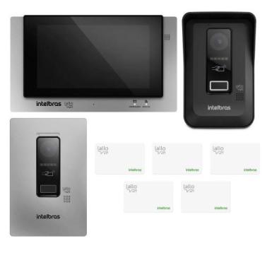 Imagem de Kit Video porteiro Wi-Fi Intelbras touch screen Residencial