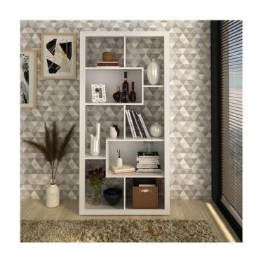 Imagem de Estante Organizadora 78x159x31,5 cm Branca Tecnomobili