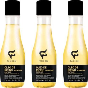 Imagem de 3 Óleo Capilar Fashion Cosméticos Rícino "Mamona" Frasco 130ml