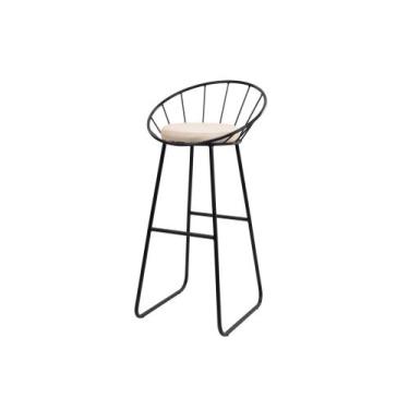 Imagem de Banco Alto Sunset Banqueta Estofada Balcão Cozinha Churrasqueira - Stu