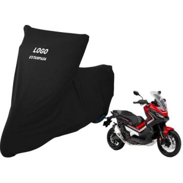 Imagem de Capa Protetora Para Cobrir Moto Honda ADV Com Logo - Mz, Preta