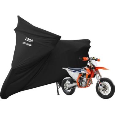 Imagem de Capa De Tecido Helanca Lycra Moto KTM 450 SMR Sob Medida - Mz, Preta