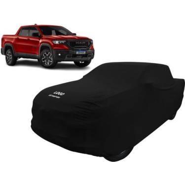 Imagem de Capa Tecido Alta Proteção Camionete Dodge Ram Rampage - Mz, Preta