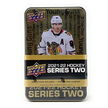 Imagem de Upper Deck 2021-22 Series 2 Hockey Cards Collector's Tin