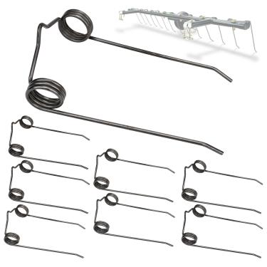 Imagem de 46761 Thatcher Dente de mola de substituição para vassoura de grama Agri-Fab, pacote com 8 dentes de 1/20.3 cm de diâmetro compatível com agri-Fab Universal Dethatcher Dethatcher Lawn Sweeper, peças