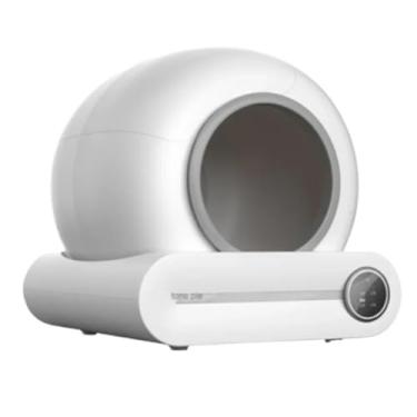 Imagem de Caixa de areia para gatos inteligente, automática, 65l, auto-limpeza, totalmente fechada, bandeja para areia de gatos, produtos para animais de estimação, arenero gato(Ti Pro with APP)