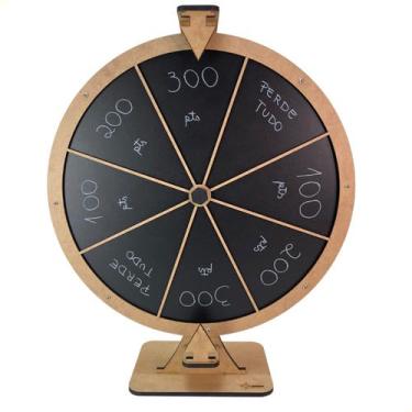 Imagem de Roleta Da Sorte Portátil P/ 2 Premios com 2n setas para Sorteios