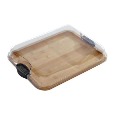 Imagem de Ioensy Tábua de Madeira para Cortar e Servir Pizza e Queijo, Slot único