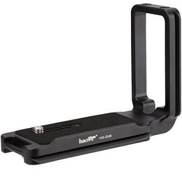 Imagem de Haoge Suporte L para câmera HG-GH6 para câmera Panasonic Lumix GH6, placa de liberação rápida compatível com estilo Arca