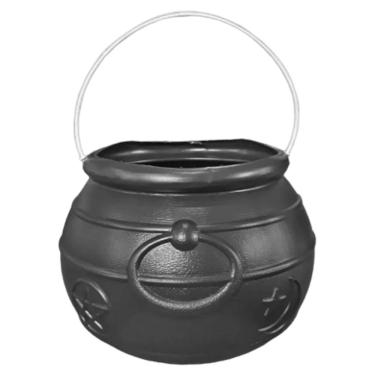 Imagem de Balde Caldeirao De Bruxa Com Alça Para Doces Decoracao Halloween Enfeite Festa Dia Das Bruxas